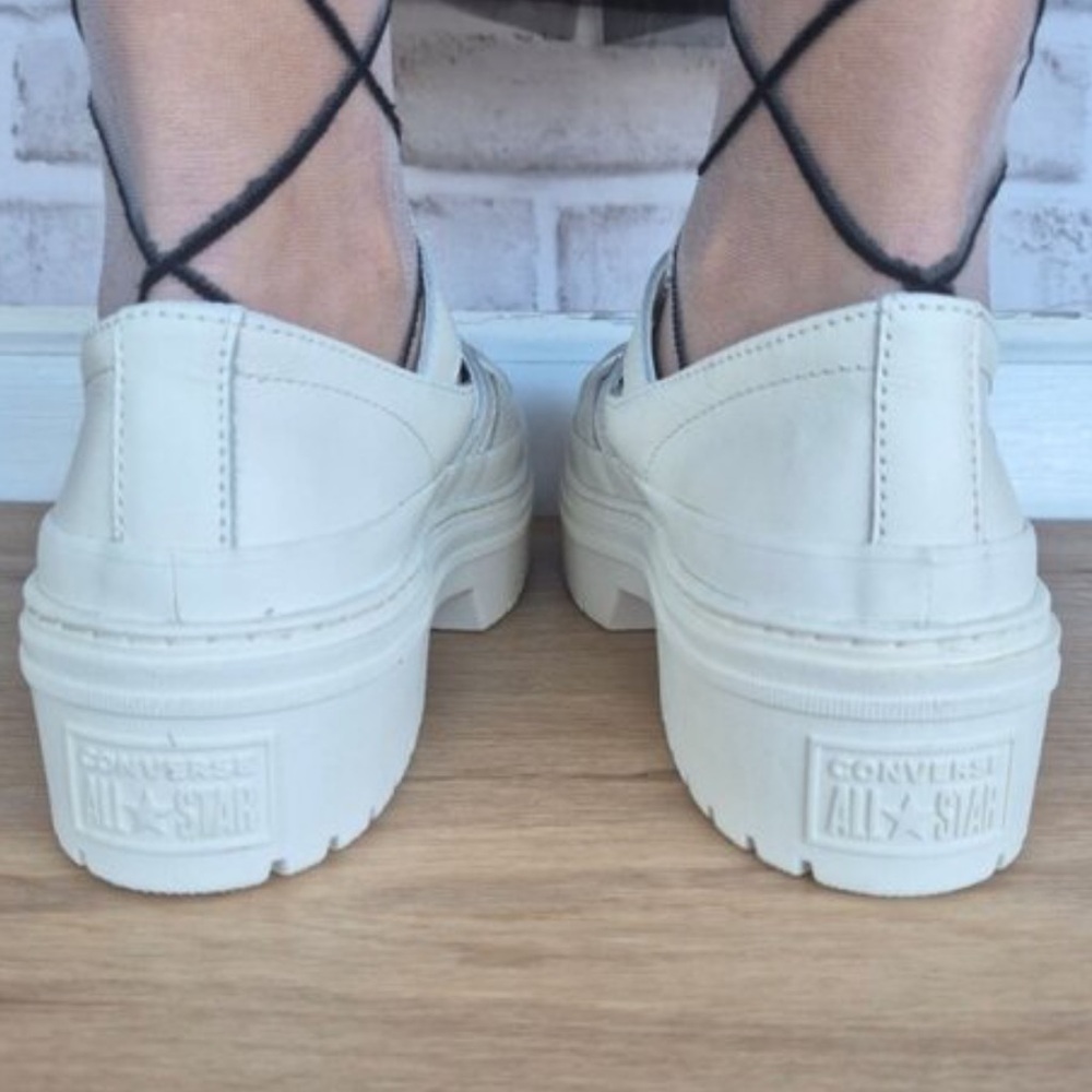 Converse • Cream Triple-Buckle Platform Loafer - Picture 14 of 16